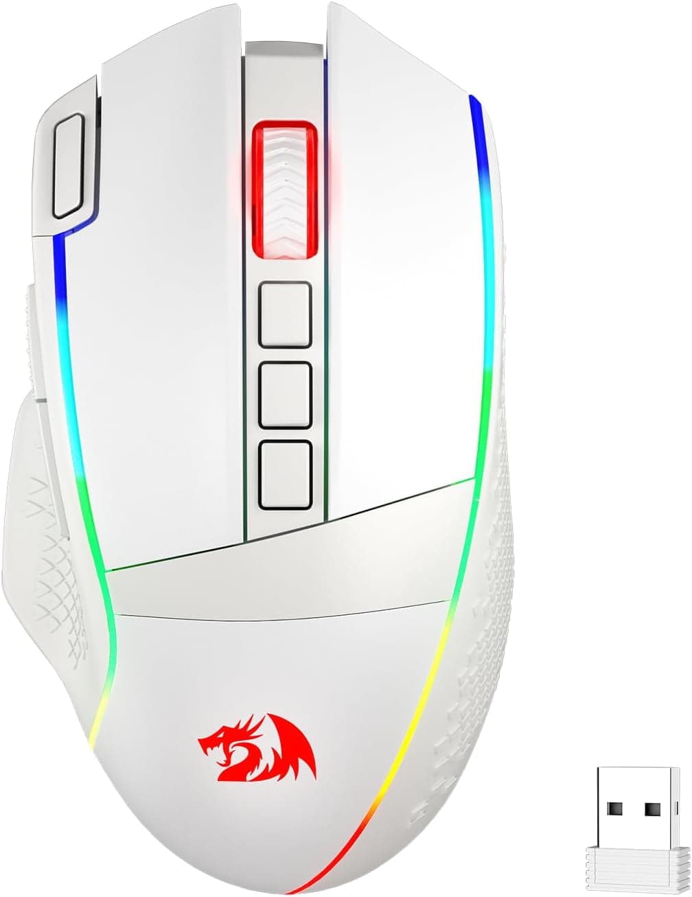 Redragon M991 Wireless Gaming Mouse 19000 DPI Wired/Wireless Gamer Mouse w/Rapid Fire Key RGB