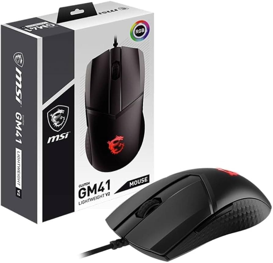MSI Clutch GM41 Lightweight V2 Gaming Mouse