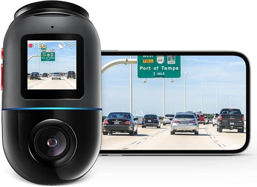 70mai Dash Cam Omni X200 360 Full View Design AI Motion Detection Car DVR Built-in GPS ADAS 24H Park