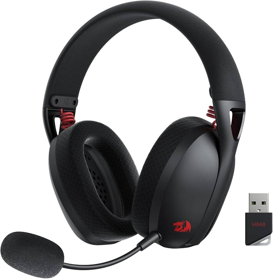 Redragon H848 Headset Wireless Gaming Lightweight 7.1 Surround Sound