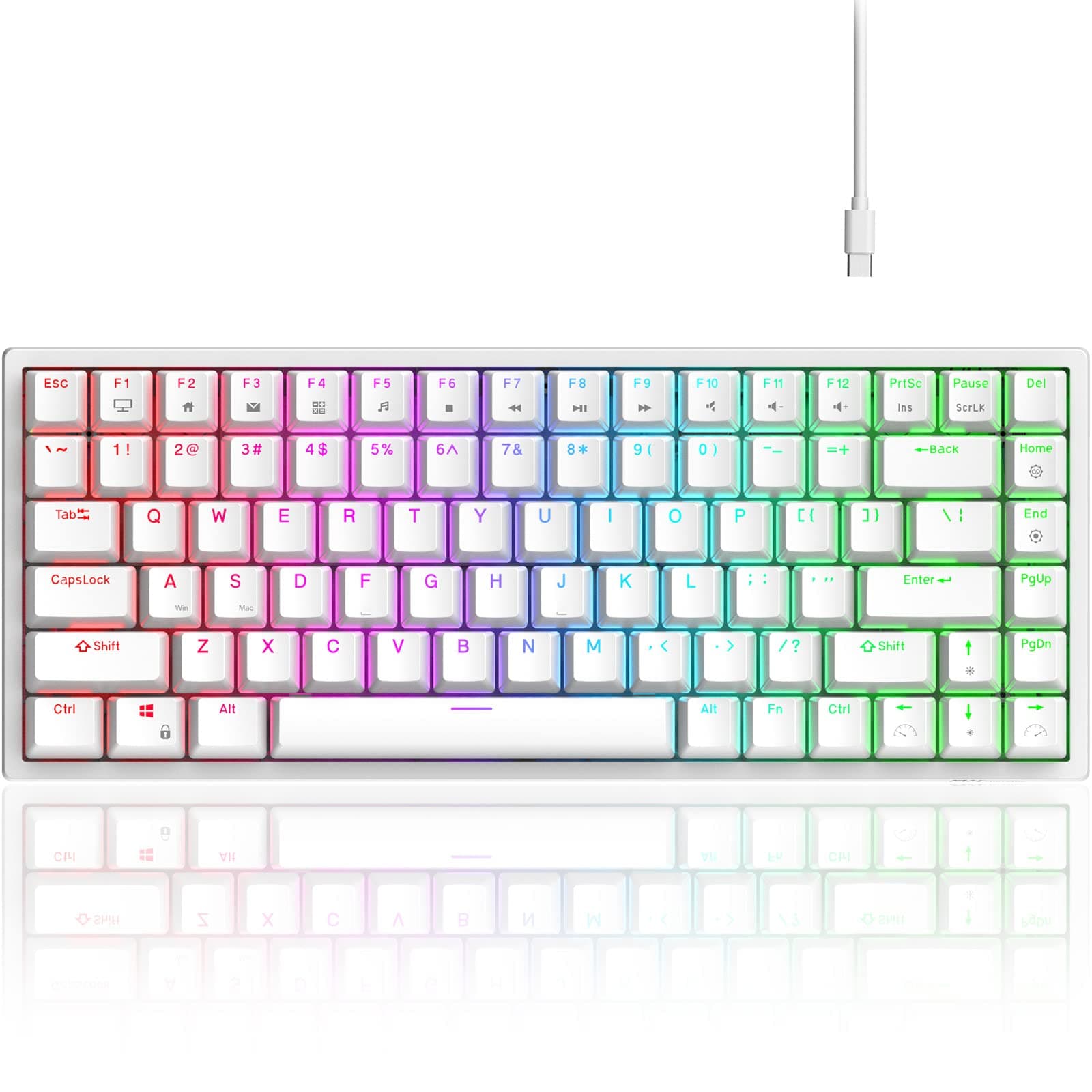 ROYAL KLUDGE RK84 Wireless 75% Mechanical Keyboard