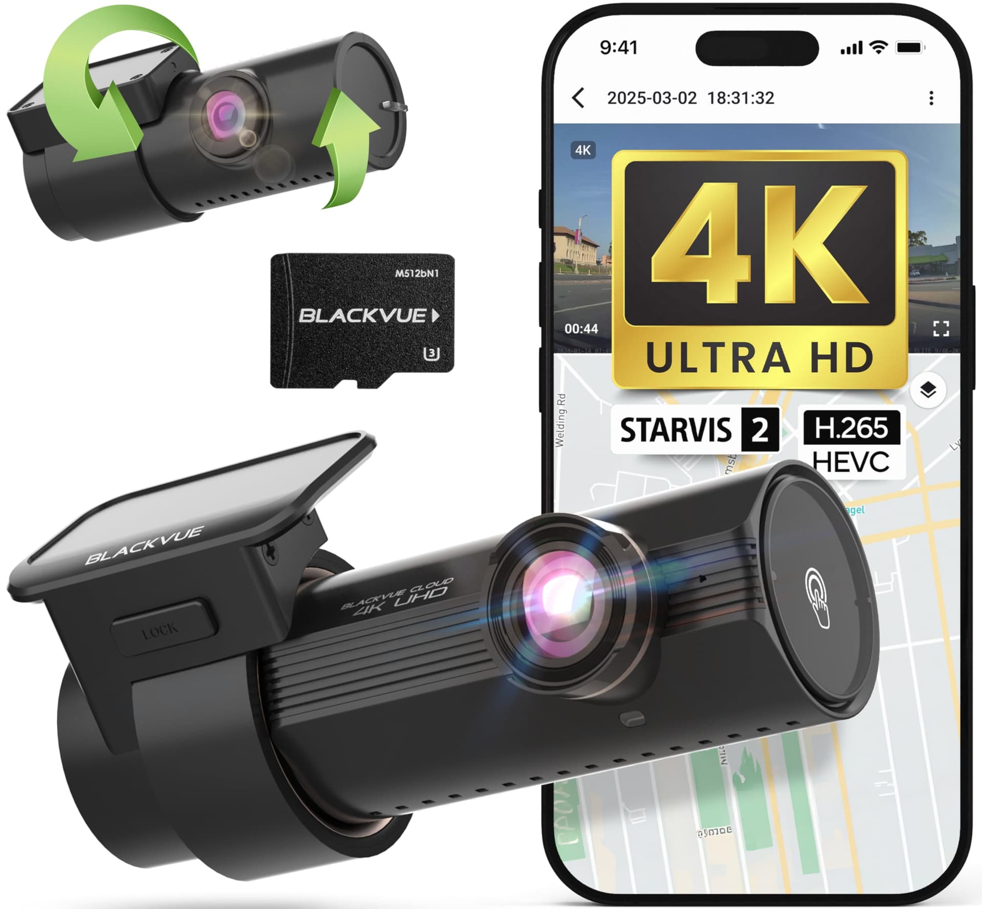 BlackVue DR970X-2CH Plus 4K Rear Dash Cam